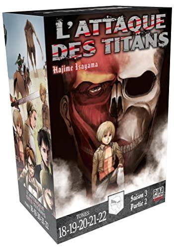 Couverture de l'album L'Attaque des Titans - COF. Coffret saison 3 - partie 2