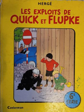 Couverture de l'album Les Exploits de Quick et Flupke - 6. Les Exploits de Quick et Flupke, 6e série