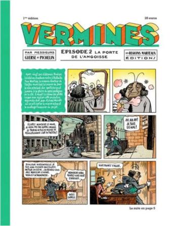 Couverture de l'album Vermines - 2. La porte de l'angoisse