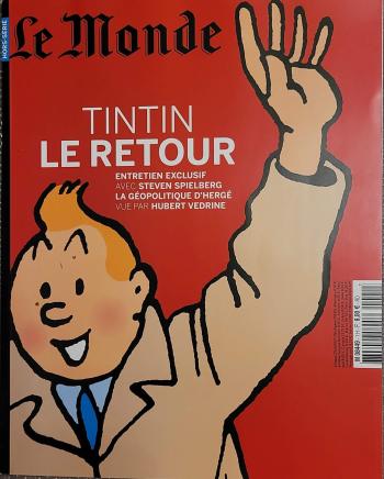 Couverture de l'album Tintin (Divers et HS) - HS. Tintin le retour (Le Monde)
