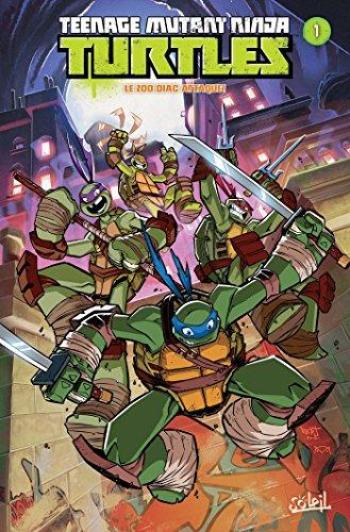 Couverture de l'album Teenage Mutant Ninja Turtles (Soleil) - 1. Le Zoo-diac attaque !