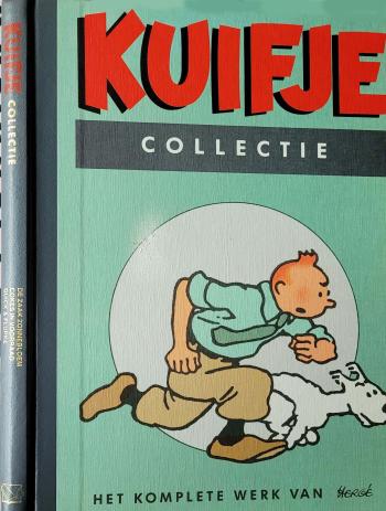 Couverture de l'album Kuifje collectie, het complete werk van Hergé, Kuifje in Amerika biografie van Hergé - HS. Kuifje collectie (De Zaak Zonnebloem, Cokes in Voorraad, Quick en Flupke)