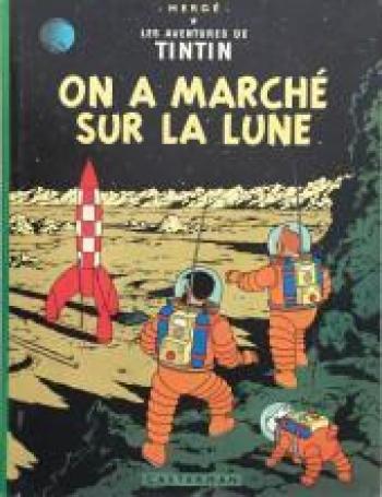 Couverture de l'album Les Aventures de Tintin - 17. On a marché sur la lune