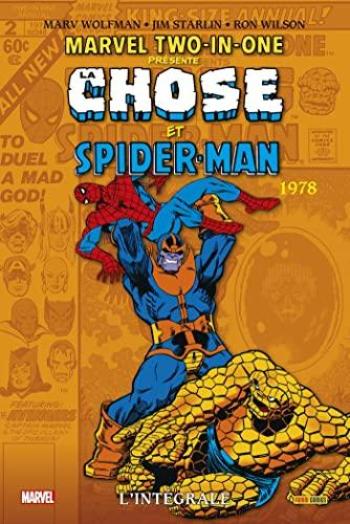 Couverture de l'album Marvel Two-in-One - L'intégrale - 4. La Chose et Spider-Man - 1978