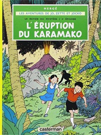 Couverture de l'album Les aventures de Jo, Zette et Jocko - 4. L’Éruption du Karamako
