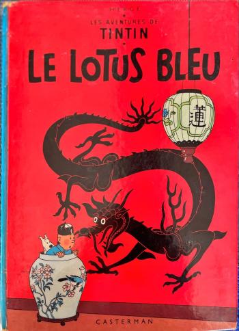 Couverture de l'album Les Aventures de Tintin - 5. Le lotus bleu