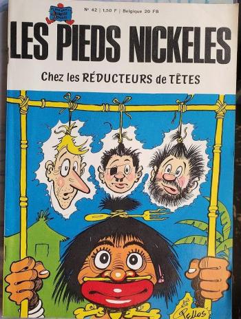 Couverture de l'album Les Pieds Nickelés (3e série - 1946-1988) - 42. Chez les réducteurs de têtes