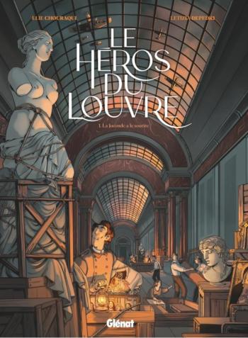 Couverture de l'album Le héros du Louvre - 1. La Joconde a le sourire