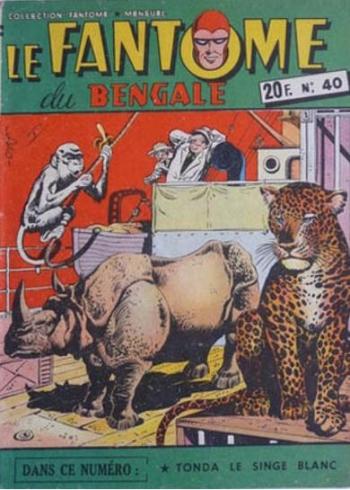 Couverture de l'album Le Fantôme du Bengale - 40. Tonda le singe blanc