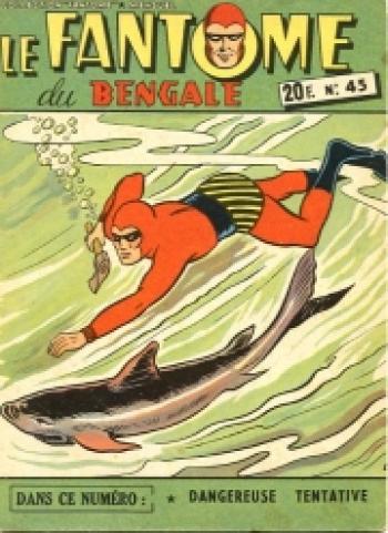 Couverture de l'album Le Fantôme du Bengale - 45. Dangereuse tentative