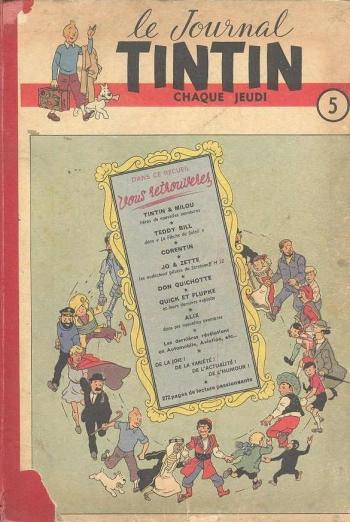Couverture de l'album Recueil - Le journal de Tintin (Edition FR) - 5. Recueil 5