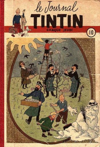 Couverture de l'album Recueil - Le journal de Tintin (Edition FR) - 10. Recueil 10