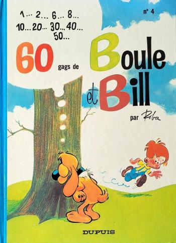 Couverture de l'album Boule & Bill - 4. 60 Gags de Boule et Bill (N°4)
