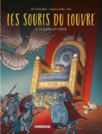 Couverture de l'album Les Souris du Louvre - 5. La plume et l'épée