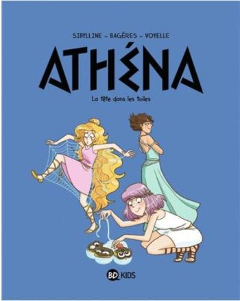 Couverture de l'album Athéna (BD Kids) - 6. La tête dans les toiles