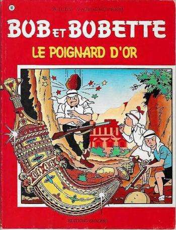 Couverture de l'album Bob et Bobette - 90. Le Poignard d'or