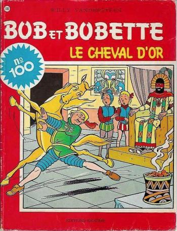 Couverture de l'album Bob et Bobette - 100. Le Cheval d'or