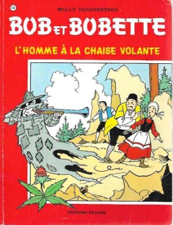 Couverture de l'album Bob et Bobette - 166. L'homme à la chaise volante
