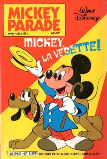 Couverture de l'album Mickey Parade - 47. Mickey, la vedette