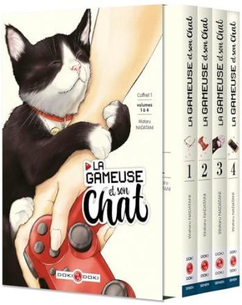 Couverture de l'album La Gameuse et son chat - COF. Coffret 1 à 4