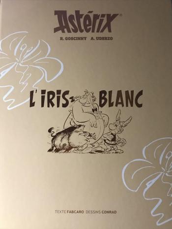 Couverture de l'album Astérix - 40. L’Iris blanc – Édition Artbook