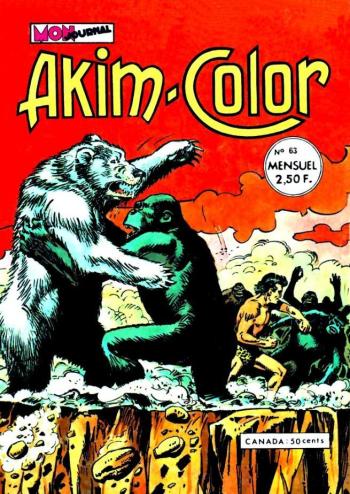 Couverture de l'album Akim-color - 63. Le retour de Terror le cyclope
