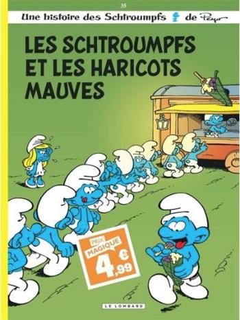 Couverture de l'album Les Schtroumpfs - 35. Les Schtroumpfs et les haricots mauves