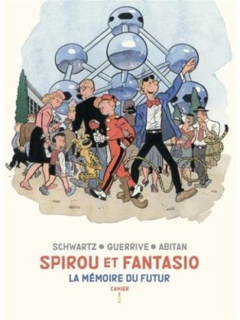Couverture de l'album Spirou et Fantasio - HS. La mémoire du futur - Cahiers 1/2