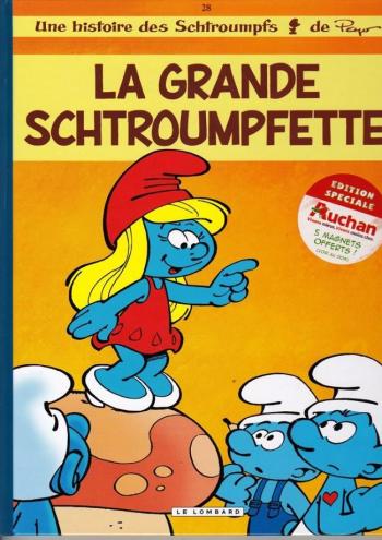 Couverture de l'album Les Schtroumpfs - 28. La Grande Schtroumpfette