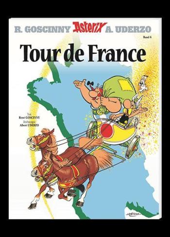 Couverture de l'album Astérix (en allemand) - 6. Tour de France