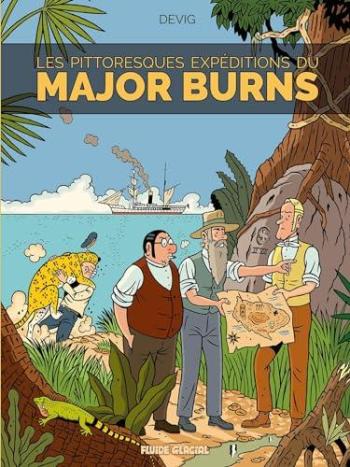 Couverture de l'album Major Burns - 3. Les Pittoresques Expéditions du Major Burns