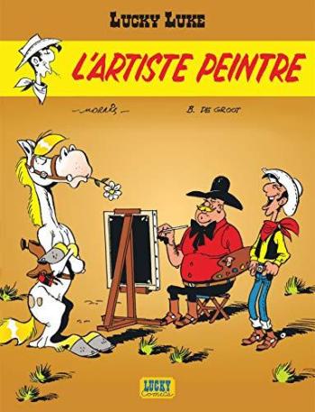Couverture de l'album Lucky Luke (Lucky Comics / Dargaud / Le Lombard) - 40. L'Artiste peintre
