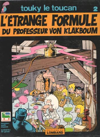 Couverture de l'album Touky le toucan - 2. L'étrange formule du professeur Von Klakboum