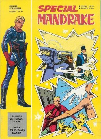 Couverture de l'album Spécial Mandrake - Mondes mystérieux - 97. Le retour de Saki