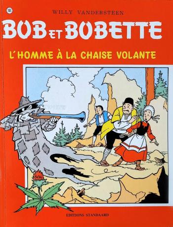 Couverture de l'album Bob et Bobette - 166. L'Homme à la Chaise Volante