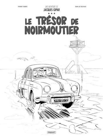Couverture de l'album Une aventure de Jacques Gipar - 10. Le Trésor de Noirmoutier N&B