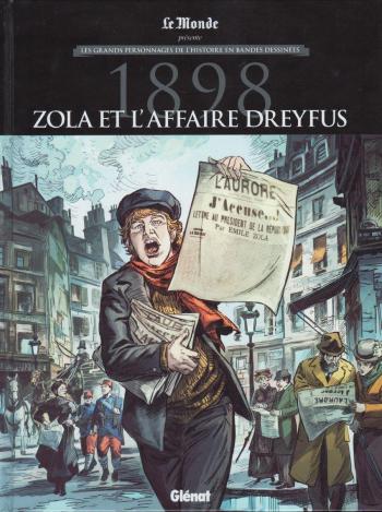 Couverture de l'album Les Grands Personnages de l'Histoire en BD - HS. 1898 - Zola et l'affaire Dreyfus