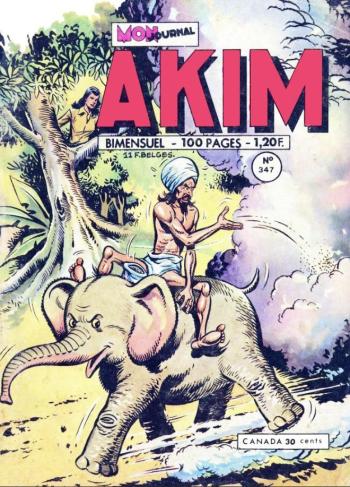 Couverture de l'album Akim - 347. Terreur dans la jungle
