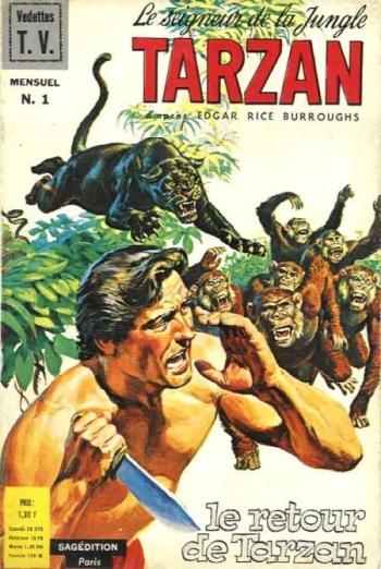 Couverture de l'album Tarzan - Le Seigneur de la jungle - 1. Le retour de Tarzan