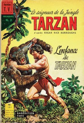 Couverture de l'album Tarzan - Le Seigneur de la jungle - 2. L'enfance de Tarzan