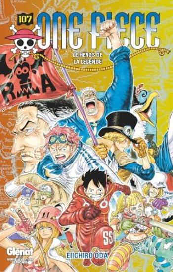 Couverture de l'album One Piece - 107. Le héros de la légende