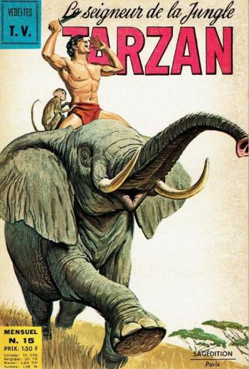 Couverture de l'album Tarzan - Le Seigneur de la jungle - 15. Le signe d'Aton