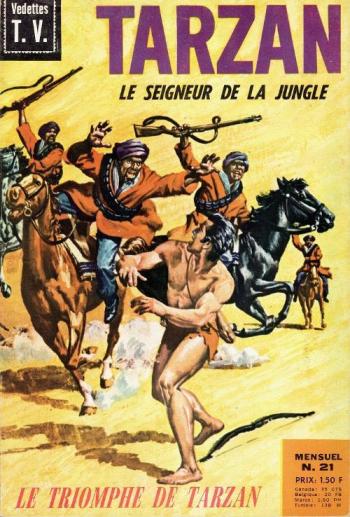 Couverture de l'album Tarzan - Le Seigneur de la jungle - 21. Le triomphe de Tarzan