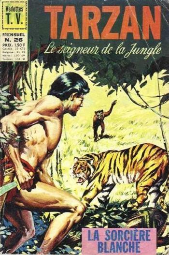 Couverture de l'album Tarzan - Le Seigneur de la jungle - 26. La sorcière blanche