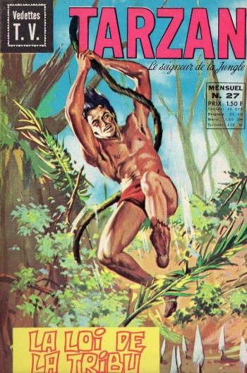 Couverture de l'album Tarzan - Le Seigneur de la jungle - 27. La loi de la tribu