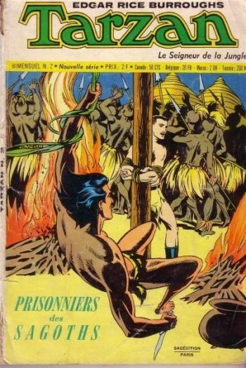 Couverture de l'album Tarzan - Le Seigneur de la jungle (4eme Série) - 2. Prisonniers des sagoths