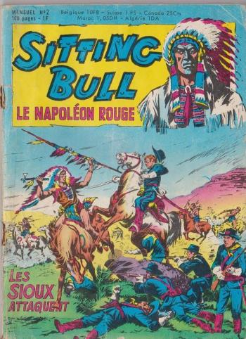 Couverture de l'album Sitting Bull - Le Napoléon rouge - 2. Les Sioux attaquent