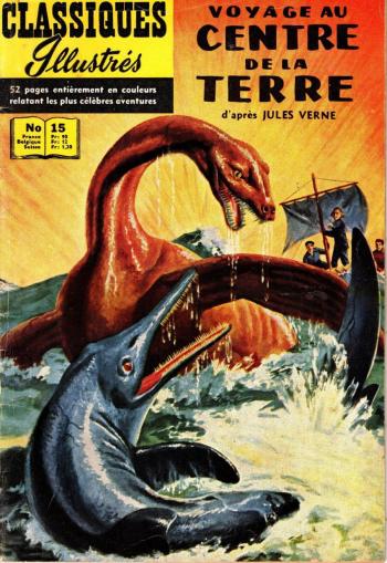 Couverture de l'album Classiques illustrés (1ère série) - 15. Voyage au centre de la terre