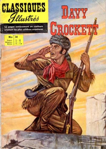 Couverture de l'album Classiques illustrés (1ère série) - 34. Davy Crockett