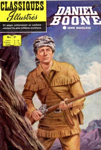 Couverture de l'album Classiques illustrés (1ère série) - 37. Daniel Boone